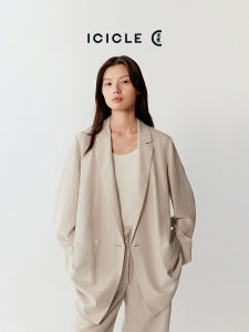ICICLE | Lightweight Silk Texture Womens Blazer