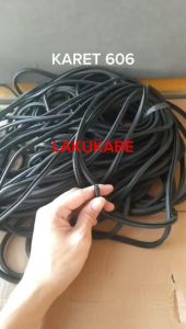 Karet 606 & Karet Bulat List Karet Stoper Kusen Pintu Jendela 1 Meter