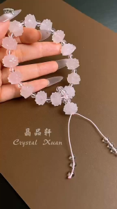 [现货] 粉晶莲花手串｜爱情磁场 × 心轮疗愈 × 和谐人缘｜Rose Quartz Lotus Bracelet｜Love • Healing • Harmony