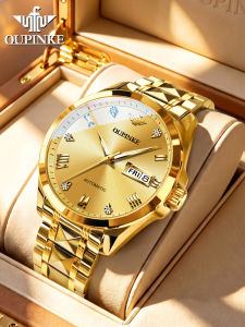 Imported Movement Gold Mens Automatic Mechanical Watch