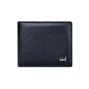 【Genuine Cow Leather/ Gift Box】TAILIAN Brand Hot Sale Mens Wallet Luxury Short Purse Zipper Pocket Business Horizontal Fashion