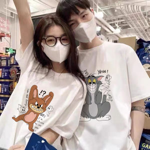 JIEBANXI | Couples Coordinated T-Shirts Cotton High-end Design 2026 New Style