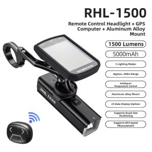 LUOKEXIONGDI | Bicycle Light & Computer Combo Riding Gear