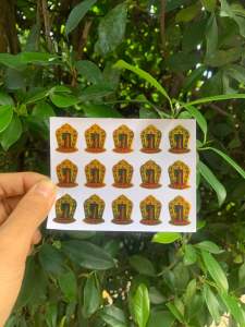 Bộ decan 15 miếng dán kim cang thời luân Kalachakra