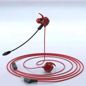 Headphones Listen To The Sound & Distinguish The Position in-ear Subwoofer E-sports Game with Microphone Mobile Phone Computer Dual-purpose Dual-microphone Game Headset Active Noise Reduction Universal Male and Female Headphones