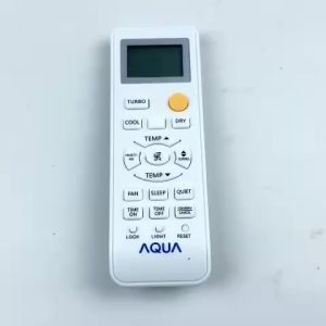 Điều khiển điều hòa AQUA Zin Mã 02 remote máy lạnh AQUA AQA-KCRV9WNZ - Tặng kèm pin - Gia Dụng Bố Già