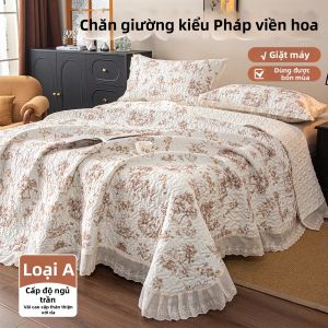 LUOLIQI | Bộ Bọc Đệm Chống Trượt Bông Dày Có Ren