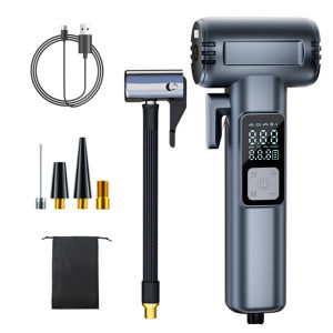 VigorPow Portable Tire Inflator Heavy Duty Rechargeable Wireless 6 in 1 Air Compressor with Digital Display Air Pump for Car Motorcycle