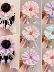 Elastic Tulip Bow Hair Bands
