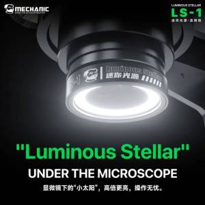 MECHANIC LS-1 Auxiliary Light Source High CRI COB LED for Stereo Microscopes Ideal for Phone Motherboard Repair  Precision Work