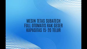 Mesin Tetas Telur Full Otomatis RG 15 20 Penetas SUBATECH Rak Geser KMT