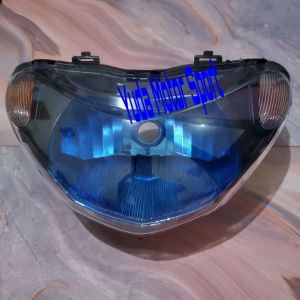 TERLARIS PAKET MIO SMILE COSTUM BIRU REFEKTOR LAMPU DEPAN MIO SMILE PLUS LAMPU SEN MIO SMILE