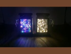 Ready Stock💡Solar Hanging Light Glass Light Outdoor Lamp Garden Lamp Decoration Light LED Lawn Lamp Camping 花园灯