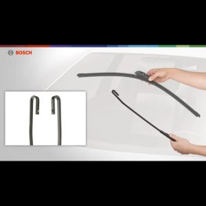 BOSCH Clear or Basic Advantage U Hook Wiper for All Asian Cars