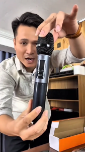 Micro Livestream Karaoke Thu Âm M2 Điều Khiển Từ Xa Tích Hợp Soundcard Âm Thanh Chuyên Nghiệp