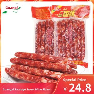 Authentic Guangdong Style Sausage 500g Sweet Wine Flavor Roasted Sausage Traditional Chinese Cured Meat Product for Home Or Commercial Use