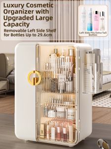 AMU·PIGGY | Premium Transparent Drawer-Style Makeup Organizer Box