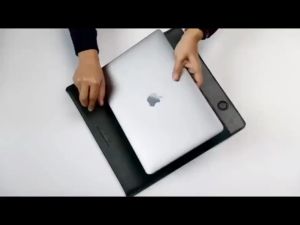 Tas Laptop Softcase Macbook Air Pro M1 M2 Sleeve Microfiber PU Leather Magnetic Set Pouch 13 14 inch