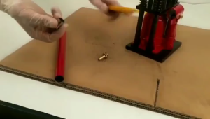 5Ton Manual Hydraulic Hose Crimper Tool 8-10mm with 45 Degree Steel Die Red for Professional DIY Projects