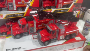 🌈ของเล่นเด็ก รถดับเพลิง รถสีแดง รถของเล่น รถดับเพลิงเด็ก Fire Car ของขวัญ ดับเพลิงขนาดกลาง 899-31A