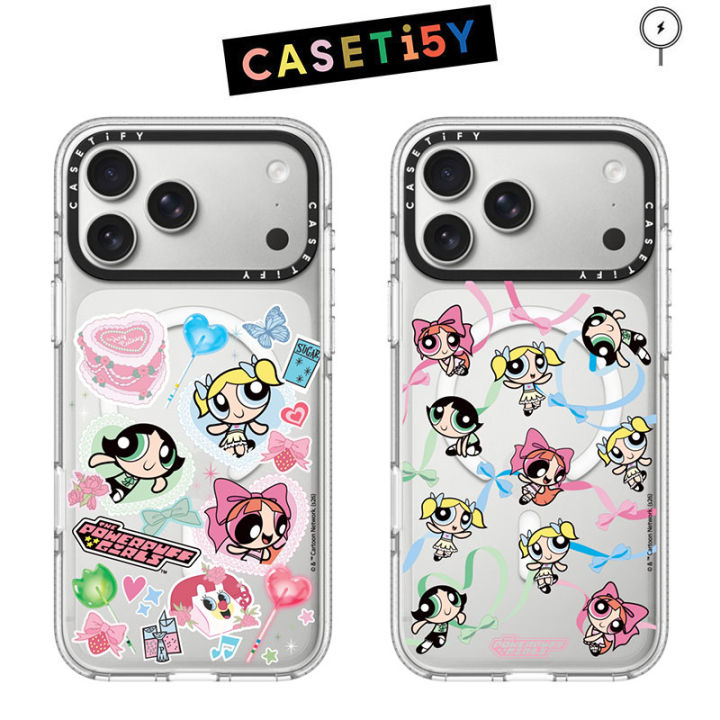 Original CASETiFY x The Powerpuff Girls Impact Clear Case with
