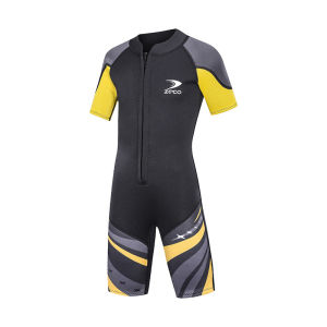 Kids Thermal Swimsuit Girl 3mm Thickened One-Piece Childrens Girl Diving Suit Boy Cold Protection in Winter Long Sleeves