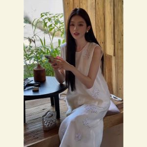SHANGSHA | Elegant and Graceful White Dress Suit