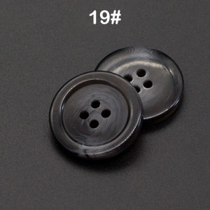 Black Resin Buttons for Mens Suit And Womens Coat Decorative round Versatile Clothing Accessories Chinese Style Fasteners