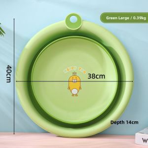 Foldable Plastic Outdoor Baby Face Basin