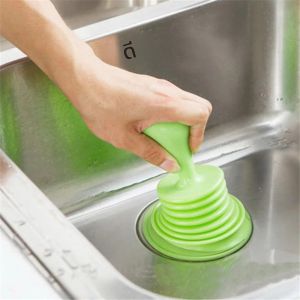 เครื่องมือทะลวงท่ออุดตันในครัวเรือน แบบถ้วยดูดแรงดันสูง สำหรับล้างท่ออ่างล้างจาน แปรงทำความสะอาดโถสุขภัณฑ์ พร้อมจุกดูดสุญญากาศ ขายส่ง