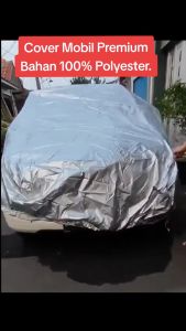 Sarung Cover Mobil ALL NEW JAZZ Premium Bahan 100% Polyester Anti Luntur aman Untuk Mobil Putih