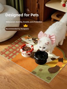 YUNHAOBUYI | Pet Specialized Waterproof Non-slip Leakproof Meal Mat