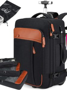 Multi-Functional Travel Luggage Double Backpack Password Boarding 20 Inch Suitcase for Men And Women Students Carry-On Bag