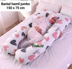 BANTAL HAMIL . BANTAL HAMIL JUMBO  .BANTAL + SARUNG .UKURAN 150X75 . motif 2 sisi .BERAT 3 KG.