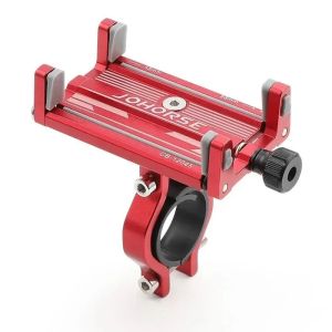 For Bicycle Phone Holder Reliable MTB Phone Mount Stand Bicycle Aluminum Adjustable Bike Phone Nonslip Holder