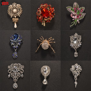 Exaggerated Vintage Stylish Large Brooch for Coats and Outerwear