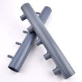 PVC Pipe Reducing Shunt Plastic 5-Hole Air Exhaust Breeding Air Flow Distributor Aerating Pipe Water Distributor Branch Pipe. 