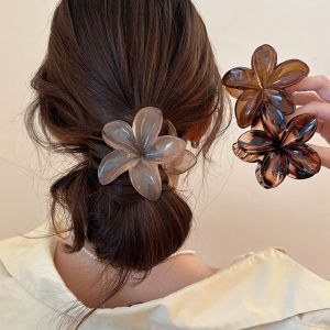 🔥French Style Retro Flower Hair Claw Clip Women Hair Clip Small Temperament Shark Clip LovelylifeFu👍