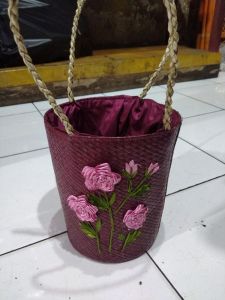 Tas Ember Rara Bakul Rara Pandan Motif