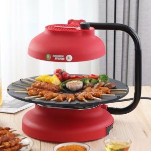 Pot Circle Food Exchange 3D Infrared Heating Barbecue Grill Home Use Oil-Free Electric Oven Single Layer Zhejiang Province Origin