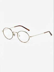 HELEN KELLER | Trendy Durable Tortoiseshell Round-Frame Anti-Blue Light Glasses