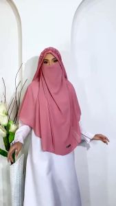 {\n    \"article\": \" Hijab niqab khimar french / jilbab murah / frenc balqis /instal cadar tali belakang 2 layer