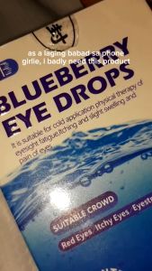 5pcs Original Blueberry Eye Drops 15g Cleanser + FREE 1 Southmoon EarDrops - Buy More Save More