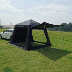 Automatic Pop-Up Roof Tent with Oxford Cloth Material Quick Start Double-Layer Account for 2-3 People Winter Use