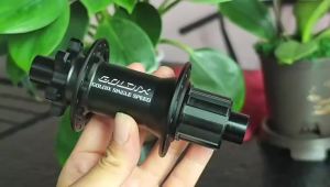 GOLDIX | GOLDIX Dirt Jump Single Speed Rear Hub 32H 36T Ratchet CNC Aluminum Alloy 135x10 142x12 J-Bend SS Bearing Pump Track MTB Bicycle