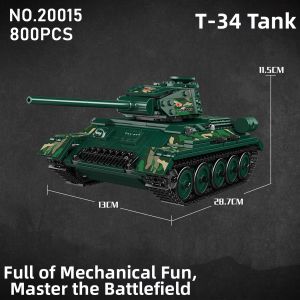 Mould King | Military Tank Howitzer Tracked Armor Assembled Building Blocks