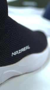 NAZREAL FOOTWEAR - Sepatu Sneakers Casual Pria / Sepatu Sport Olahraga Pria Bellamy Black NZL025