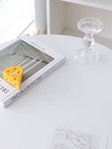 Cheese  Aromatherapy Candle Ugly Orange Blue Wind Chime Small Canglan Decoration Lemon Decoration Photo Gift