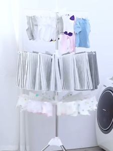 [SG Stock] WOODLES Laundry Drying Rack 3-Tier Foldable ★Lightweight & Space-Saving★Hangers & Pegs★Indoor Outdoor Balcony★Local Shipping & Warranty