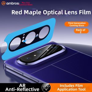 Ambrosi | Anti-Peeping Camera Protection Tempered Glass Film for Huawei